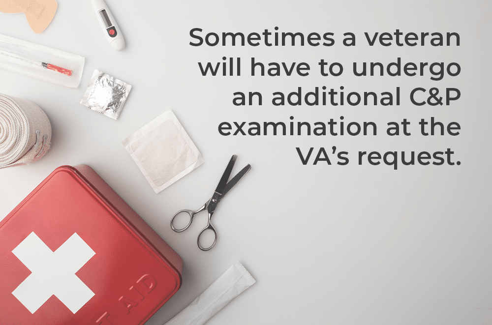 second va c&p exam re-examination