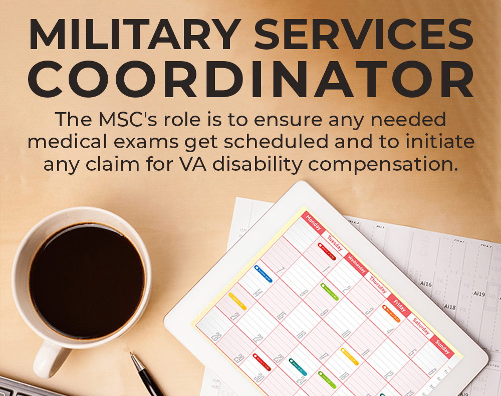 MEB process and military services coordinator