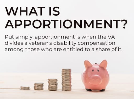 can va disability be garnished? apportionment
